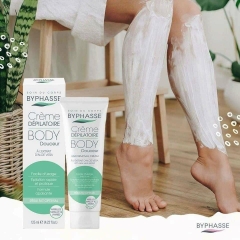Kem Tẩy Lông Byphasse Hair Removal Silk Extract -  HỒNG TƠ TẰM Tuýp 125ml
