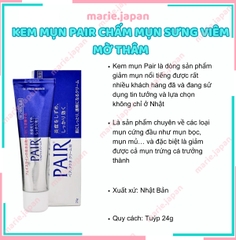 Kem Mụn Pair Giảm Mụn Sưng Viêm Mờ Thâm Nhật Bản