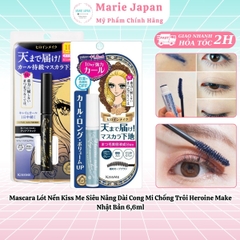 Mascara Lót Nền Kiss Me Siêu Nâng Dài Cong Mi Chống Trôi Heroine Make  Nhật Bản 6,6ml