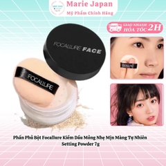 Phấn Phủ Bột Focallure Kiềm Dầu Mỏng Nhẹ Mịn Màng Tự Nhiên Setting Powder 7g