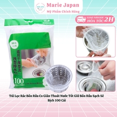 Túi Lọc Rác Bồn Rửa Co Giãn Thoát Nước Tốt Giữ Bồn Rửa Sạch Sẽ Bịch 100 Cái