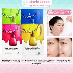 [HỘP 10 MIẾNG] Mặt Nạ Gookin Ampoule Mask Cấp Ẩm Dưỡng Sáng Phục Hồi Căng Bóng Da 1 Miếng Lẻ Hàn Quốc