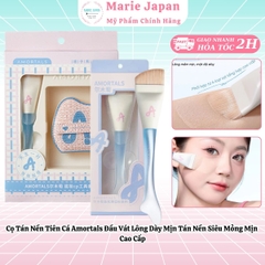 Cọ Tán Nền Tiên Cá Amortals Đầu Vát Lông Dày Mịn Tán Nền Siêu Mỏng Mịn Cao Cấp
