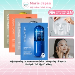 Mặt Nạ Dưỡng Da Arumtown Cấp Ẩm Dưỡng Sáng Tái Tạo Da Hàn Quốc Hộp Full 10 Miếng