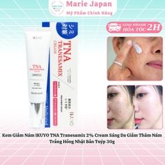 Kem Giảm Nám IKUYO TNA Tranesamix 2% Cream Sáng Da Giảm Thâm Nám Trắng Hồng Nhật Bản Tuýp 30g