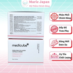 Kem Dưỡng Dạng Viên Nang Medicube Deep Pink Capsule Cream Dưỡng Sáng Mờ Thâm Phục Hồi Da Hộp 55g