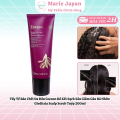 Tẩy Tế Bào Chết Da Đầu Cocoon Bồ Kết Sạch Sâu Giảm Gàu Bã Nhờn  Gleditsia Scalp Scrub Tuýp 200ml