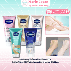 Sữa Dưỡng Thể Vaseline Gluta-HYA 10X Dưỡng Trắng Mờ Thâm Serum Burst Lotion Thái Lan