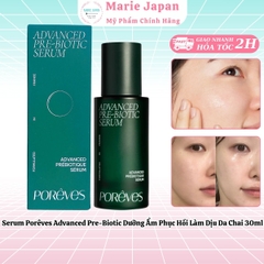 Serum Porêves Advanced Pre-Biotic Dưỡng Ẩm Phục Hồi Làm Dịu Da Chai 30ml