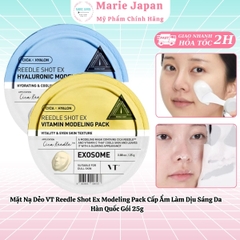 Mặt Nạ Dẻo VT Reedle Shot Ex Modeling Pack Cấp Ẩm Làm Dịu Sáng Da Hàn Quốc Gói 25g