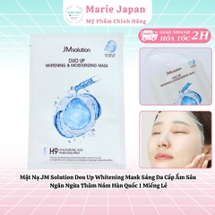 Mặt Nạ JM Solution Dou Up Whitening Mask Sáng Da Cấp Ẩm Sâu Ngăn Ngừa Thâm Nám Hàn Quốc 1 Miếng Lẻ