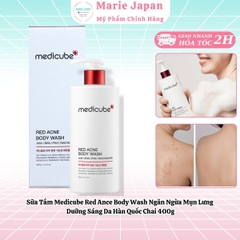 Sữa Tắm Medicube Red Ance Body Wash Ngăn Ngừa Mụn Lưng Dưỡng Sáng Da Hàn Quốc Chai 400g