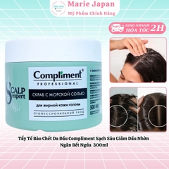 Tẩy Tế Bào Chết Da Đầu Compliment Sạch Sâu Giảm Dầu Nhờn Ngăn Bết Ngứa Nga 300ml