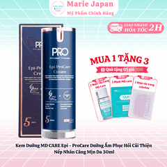 [MUA 1 TẶNG 3] Kem Dưỡng MD CARE Epi - ProCare Dưỡng Ẩm Phục Hồi Cải Thiện Nếp Nhăn Căng Mịn Da 30ml-TẶNG 1 KHĂN TẨY TRANG COLORKEY + 1 NƯỚC TẨY TRANG MD CARE + 1 MASK MNF
