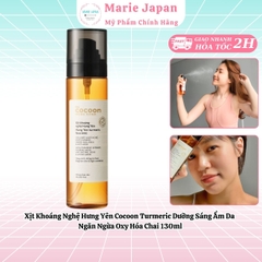 Xịt Khoáng Nghệ Hưng Yên Cocoon Turmeric Dưỡng Sáng Ẩm Da  Ngăn Ngừa Oxy Hóa Chai 130ml