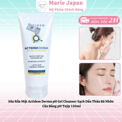 Sữa Rửa Mặt Actidem Derma pH Gel Cleanser Sạch Dầu Thừa Bã Nhờn Cân Bằng pH Tuýp 150ml