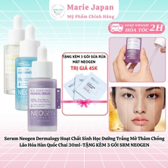Serum Neogen Dermalogy Hoạt Chất Sinh Học Dưỡng Trắng Mờ Thâm Chống Lão Hóa Hàn Quốc Chai 30ml-TẶNG KÈM 3 GÓI SRM NEOGEN