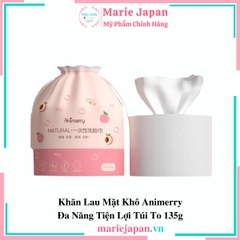 Khăn Mặt Khô Animerry Đa Năng Tiện Lợi Túi To 135g