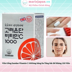Viên Uống Eundan Vitamin C 1000mg Sáng Da Tăng Sức Đề Kháng Hàn Quốc 120 Viên