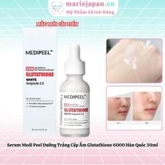 Serum Medi Peel Glutathione 6000 Dưỡng Trắng Cấp Ẩm White Ampoule Mẫu Mới Hàn Quốc 30ml
