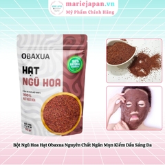 Bột Ngũ Hoa Hạt Nguyên Chất Obaxua Ngăn Mụn Kiềm Dầu Sáng Da