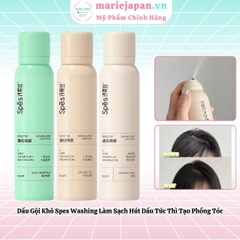 Dầu Gội Khô Spes Washing - Free Hairspray Làm Sạch Hút Dầu Tức Thì Tạo Phồng Tóc