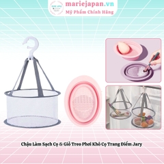 Chậu Làm Sạch Cọ & Giỏ Treo Phơi Khô Cọ Trang Điểm Jary