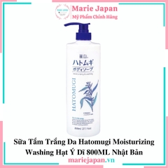 Sữa Tắm Hatomugi The Body Soap Trắng Da CHAI TRẮNG 800ml