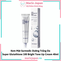 Kem Dưỡng SurMedic Super Glutathione 100™ Bright Tone Up Cream Tuýp 40ml