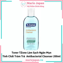 Toner TZone Làm Sạch Ngăn Mụn Tràm Trà Antibacterial Cleanser 200ml