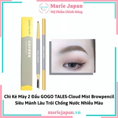Chì Kẻ Mày 2 Đầu GOGO TALES-Cloud Mist Browpencil Siêu Mảnh Nhiều Màu