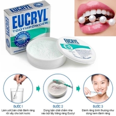Bột Tẩy Trắng Răng Eucryl Toothpowder Powerful Stain Removal Hộp 50g