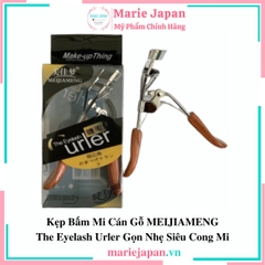 Kẹp Bấm Mi Cán Gỗ MEIJIAMENG The Eyelash Urler Gọn Nhẹ Siêu Cong Mi