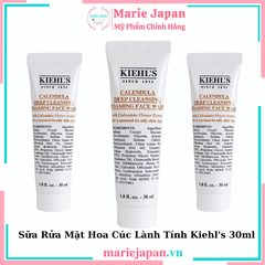 SRM Kiehls Calendula Deep Cleansing Foaming Face Wash Tuýp Mini 30ml