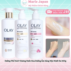 Dưỡng Thể OLAY Hương Nước Hoa Dưỡng Ẩm Sáng Mịn Mướt Da 260g