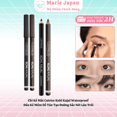 Chì Kẻ Mắt Catrice Kohl Kajal Waterproof  Đầu Kẻ Mềm Dễ Tán Tạo Đường Sắc Nét Lâu Trôi