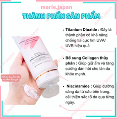 Dưỡng Thể Whisis Ban Ngày Premium Collagen Whitening UV SPF50 Tuýp 200ml