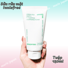 Sữa Rửa Mặt Innisfree Dưỡng Ẩm Sạch Sâu Green Tea Foam Cleanser MẪU MỚI Hàn Quốc 150ml