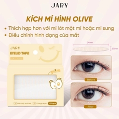 Miếng Dán Kích Mí JARY Eyelid Tape Tàng Hình Hack Mí Siêu Đẹp Chống Nước 120 Miếng