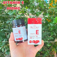 Viên Uống Bổ Sung Vitamin E Đỏ Đẹp Da Ngăn Lão Hóa 270mg Mirrolla Nga Hộp 30 Viên