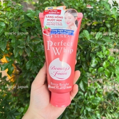Sữa Rửa Mặt Tạo Bọt Senka Perfect Whip Sáng Da Làm Sạch Sâu 120g Chính Hãng