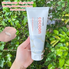 Sữa Rửa Mặt Kén Tằm Tẩy Da Chết Pretty Skin Cocoon Pore Scrub Foam Sạch Sâu Se Khít Lỗ Chân Lông Hàn Quốc - Tuýp 150ml