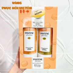 Set Gội Xả Pantene Micellar Phục Hồi Hư Tổn Siêu Bồng Bềnh Chai 400ml*2 - Tặng Kèm Ủ Tóc Macaron 12ml Nhật Bản