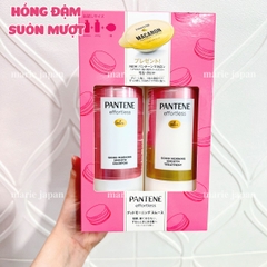 Set Gội Xả Pantene Micellar Phục Hồi Hư Tổn Siêu Bồng Bềnh Chai 400ml*2 - Tặng Kèm Ủ Tóc Macaron 12ml Nhật Bản