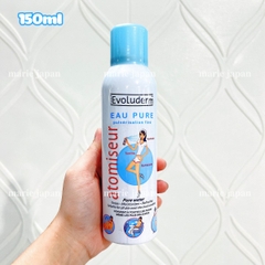 Xịt Khoáng Evoluderm Atomiseur Eau Pure Cấp Ẩm Làm Dịu Da Chai 400ml