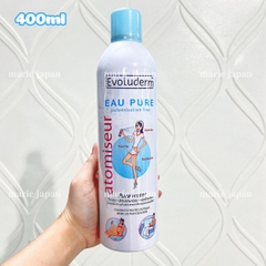 Xịt Khoáng Evoluderm Atomiseur Eau Pure Cấp Ẩm Làm Dịu Da Chai 400ml