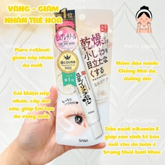 Kem Mắt 3 in 1 Sana Nameraka Soymilk Eye Cream Nhật  Bản