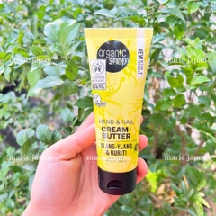 Kem Dưỡng Tay Organic Shop - Chiết Xuất Ngọc Lan Tây Mềm Mịn Da Tay, Chắc Khoẻ Móng - Tuýp 75ml