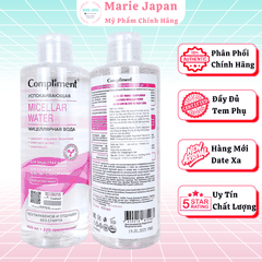 Nước Tẩy Trang Compliment Micellar Water - XANH LÁ THUẦN CHAY -Chai 400ml