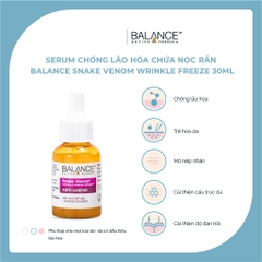 Serum Chống Lão Hoá Nọc Rắn Balance Formula Snake Venom Wrinkle Freeze 30ml